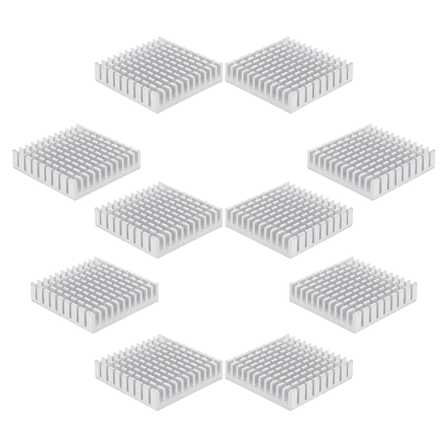 10 Disipadores de Calor de Aluminio Unxuey 45x45x1 cm