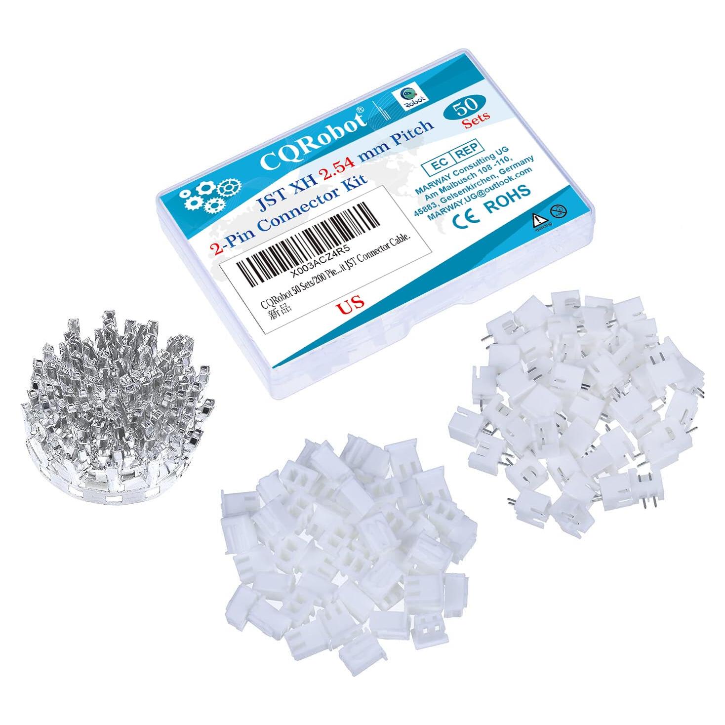 Conector JST XH 2.54 mm CQRobot 50 Juegos 200 Piezas