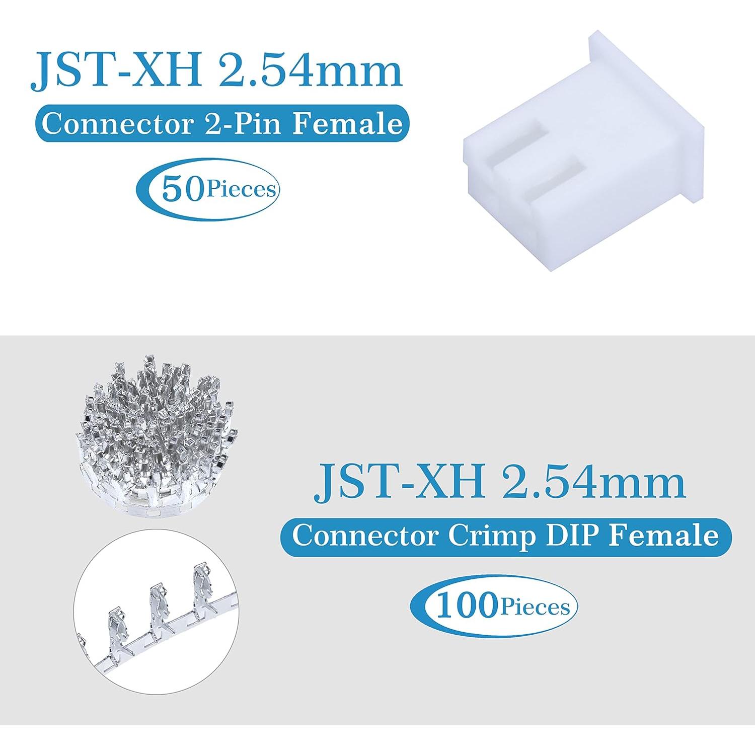 Conector JST XH 2.54 mm CQRobot 50 Juegos 200 Piezas