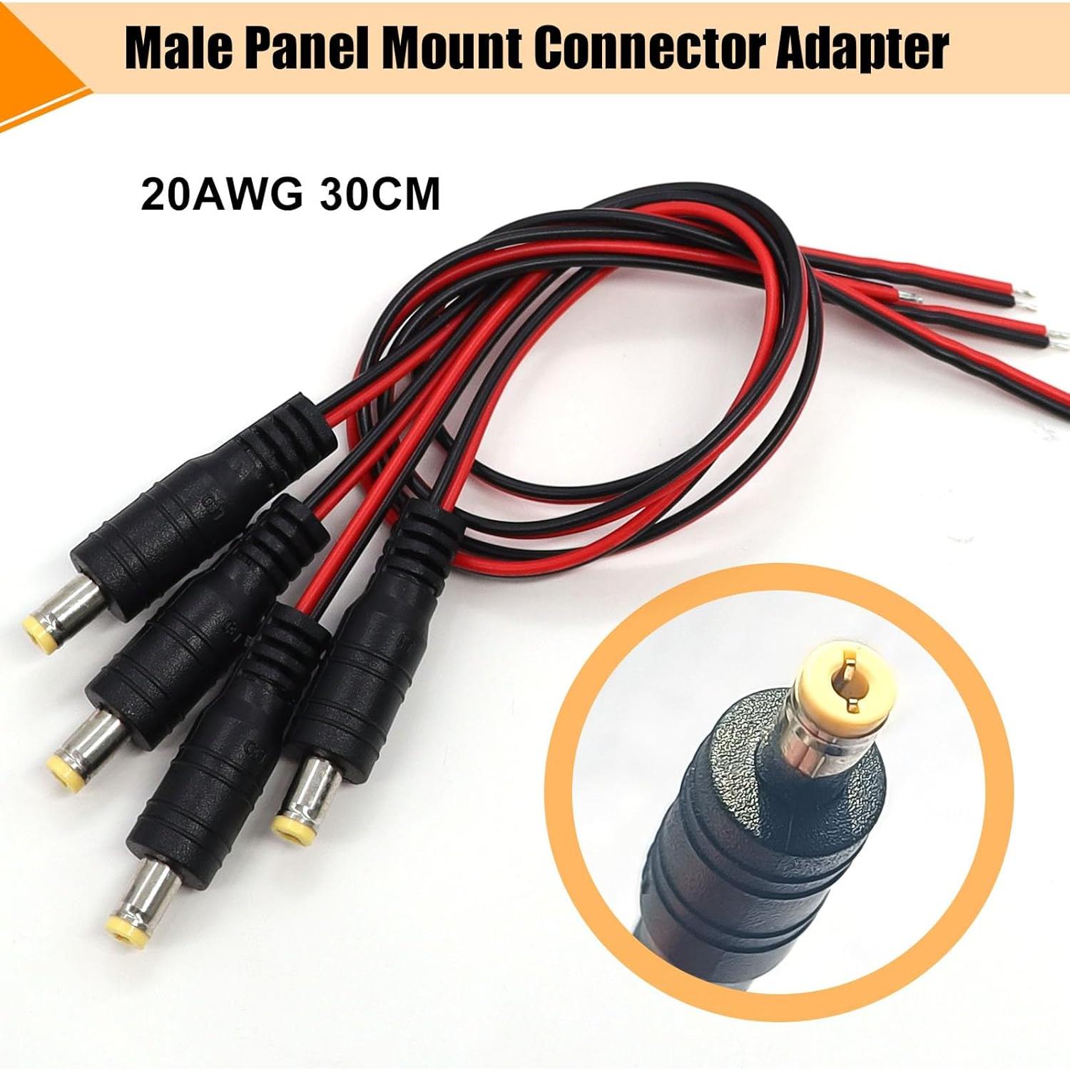 Conectores de Alimentación DC 5.5x2.1mm Weideer K-177 12Pcs