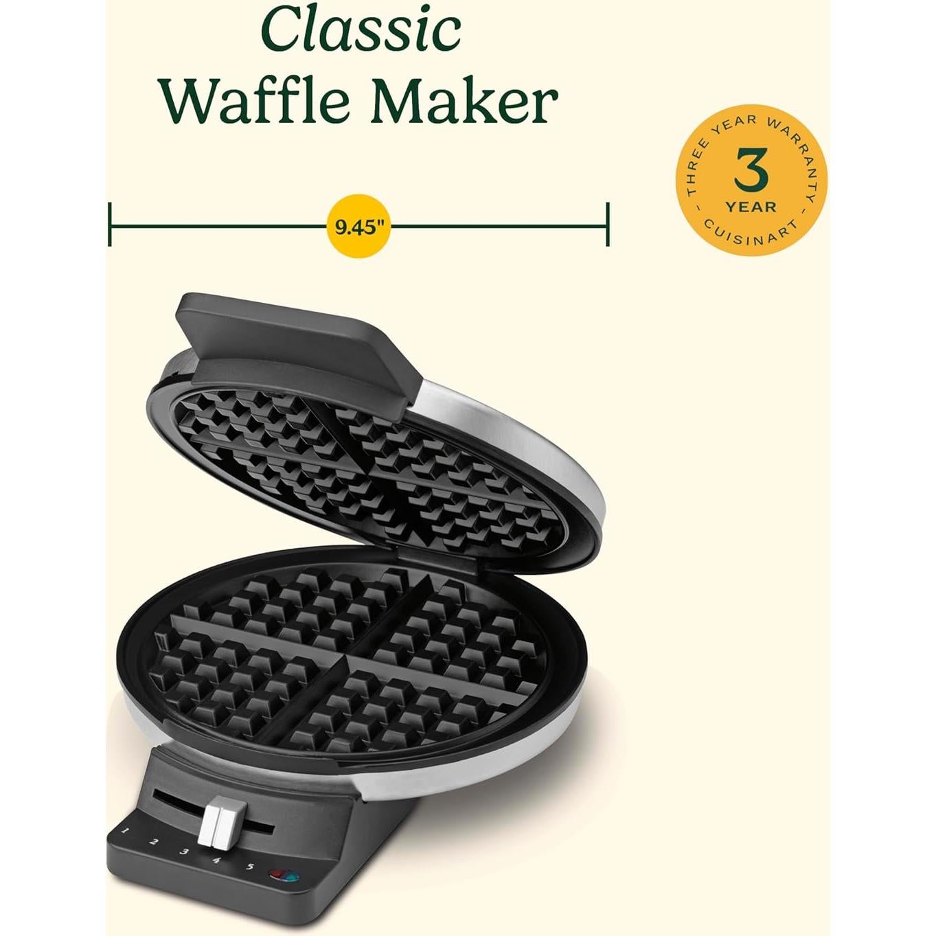 Máquina de Waffles Cuisinart WMR-CAP2 Acero Inoxidable
