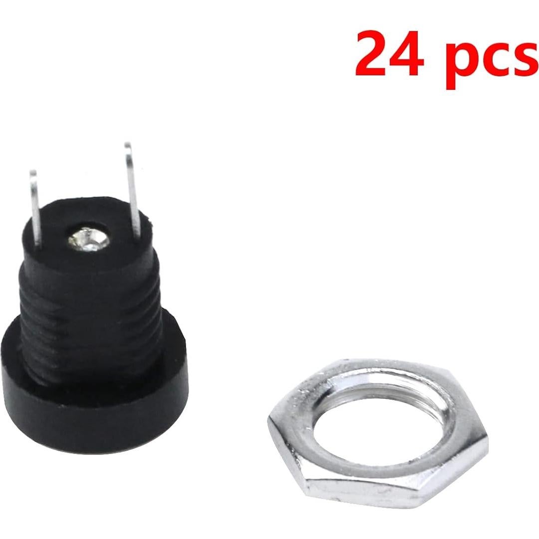 Conector Jack de Poder Femenino Antrader 24pcs 5.5mm x 2.1mm