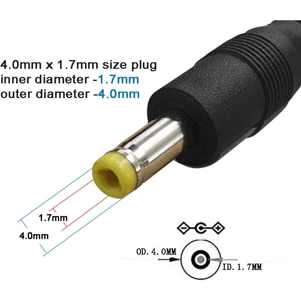 Cable de Alimentación USB SIOCEN 4FT a Jack 4.0mm 5V - 3 Unidades