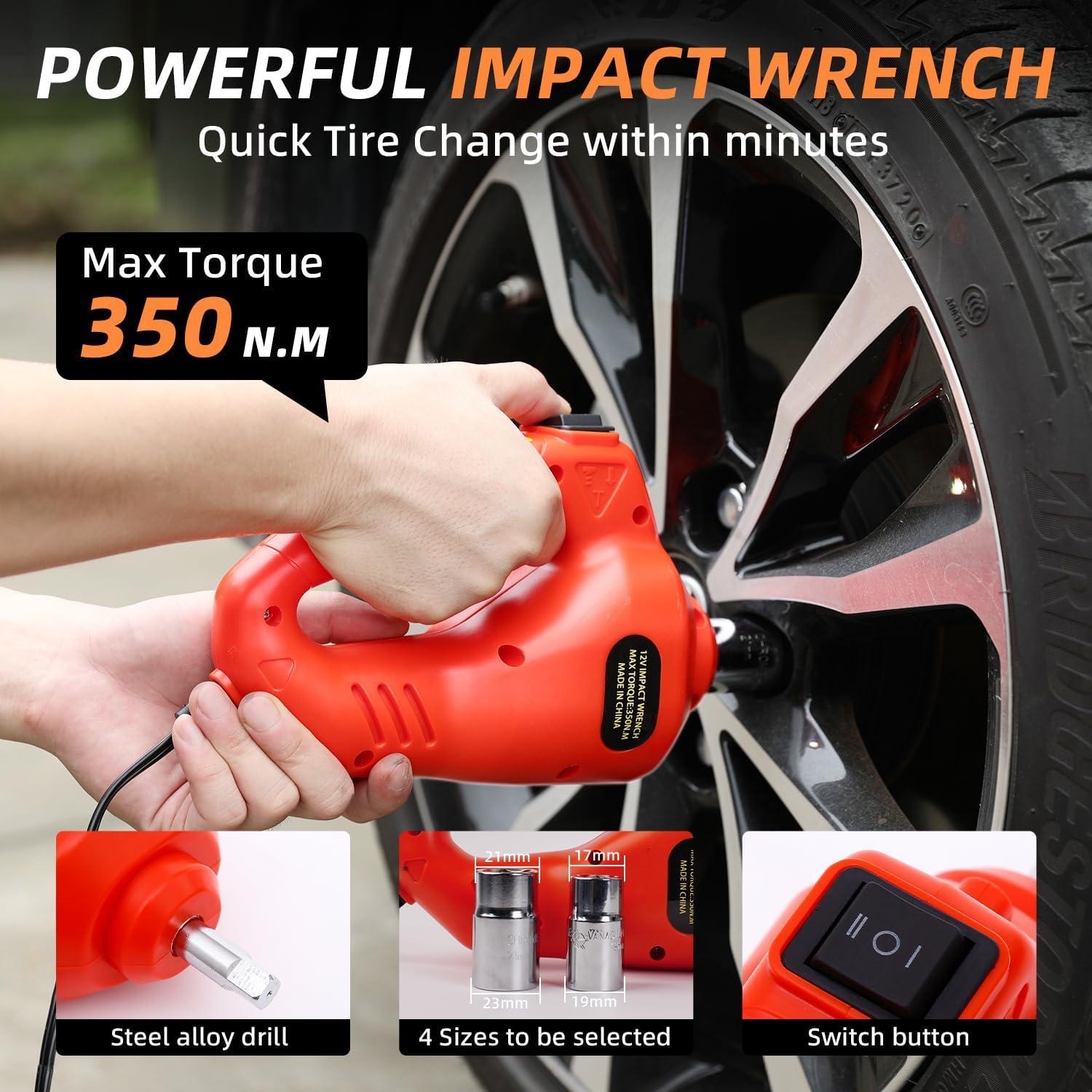 Gato Eléctrico STANDTALL 5 Toneladas 12V con Llave y Bomba