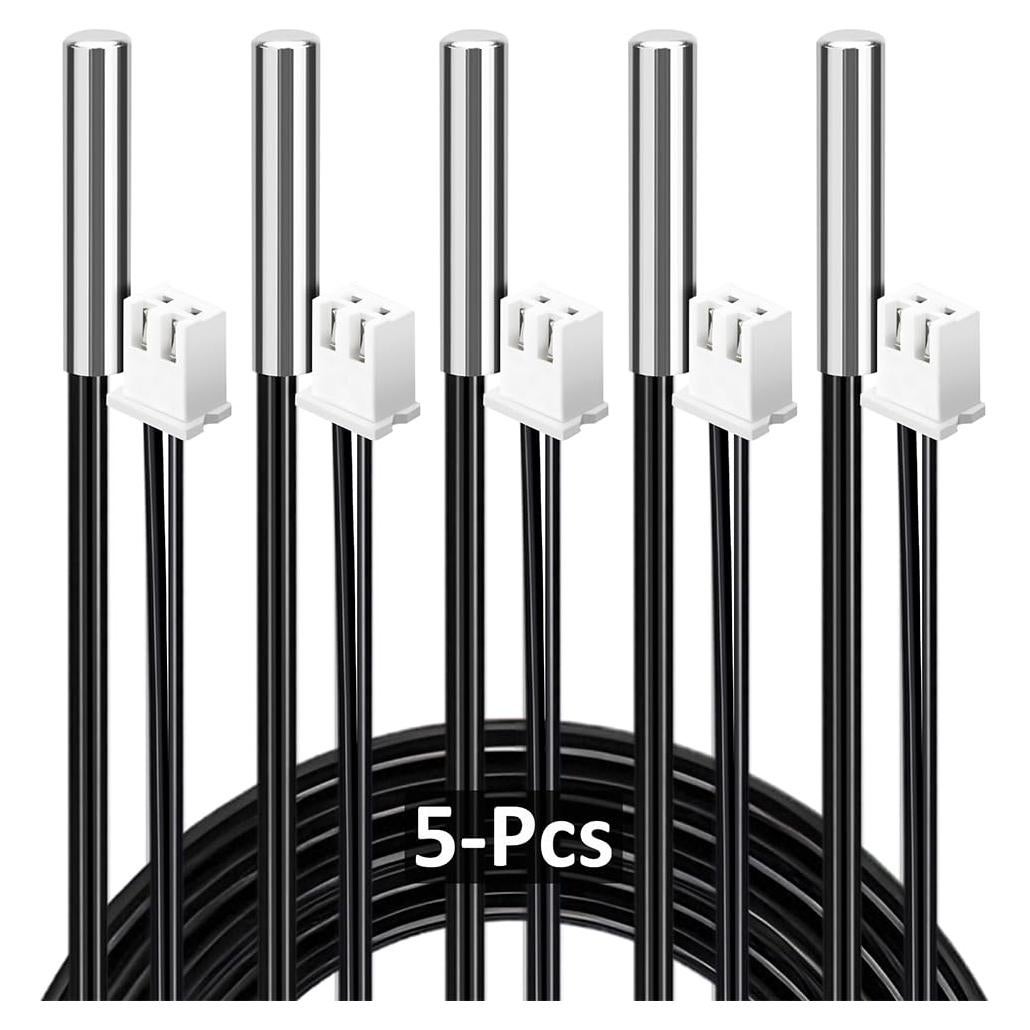 Sensor de Temperatura AOHIEDI B3950 NTC 10k Impermeable 5PCS