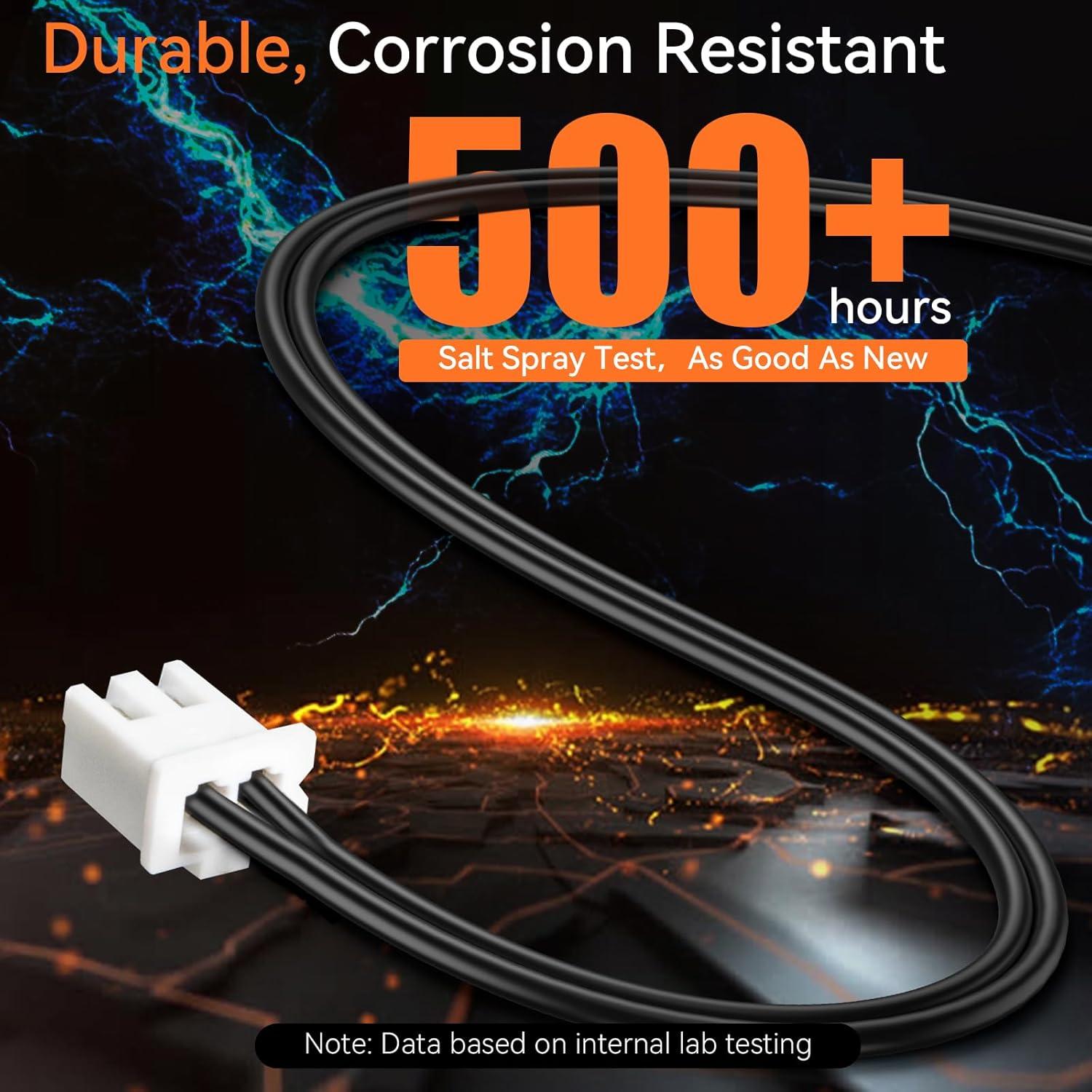 Sensor de Temperatura AOHIEDI B3950 NTC 10k Impermeable 5PCS