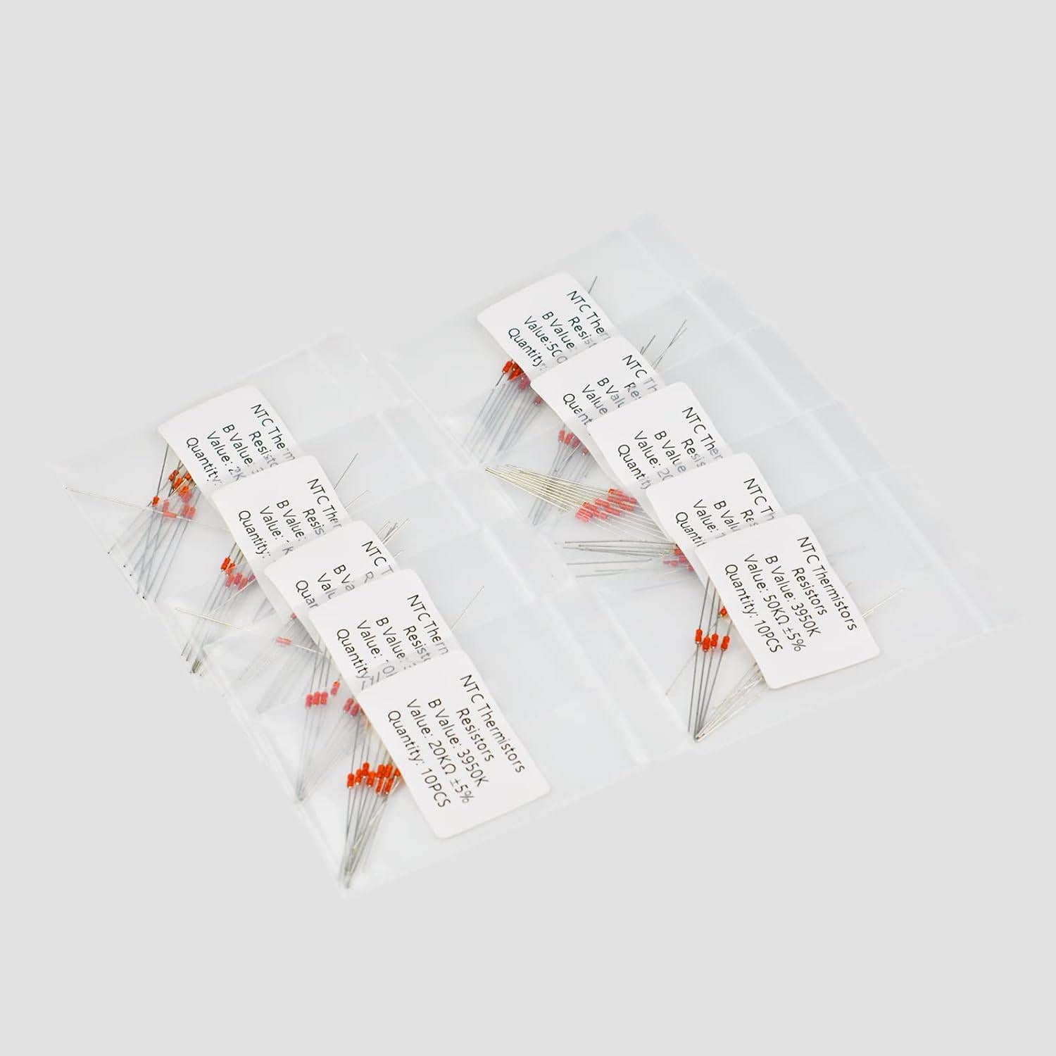 Kit 100 Resistencias Termistor NTC KOKISO 1K-1M Ohm 10 Valores