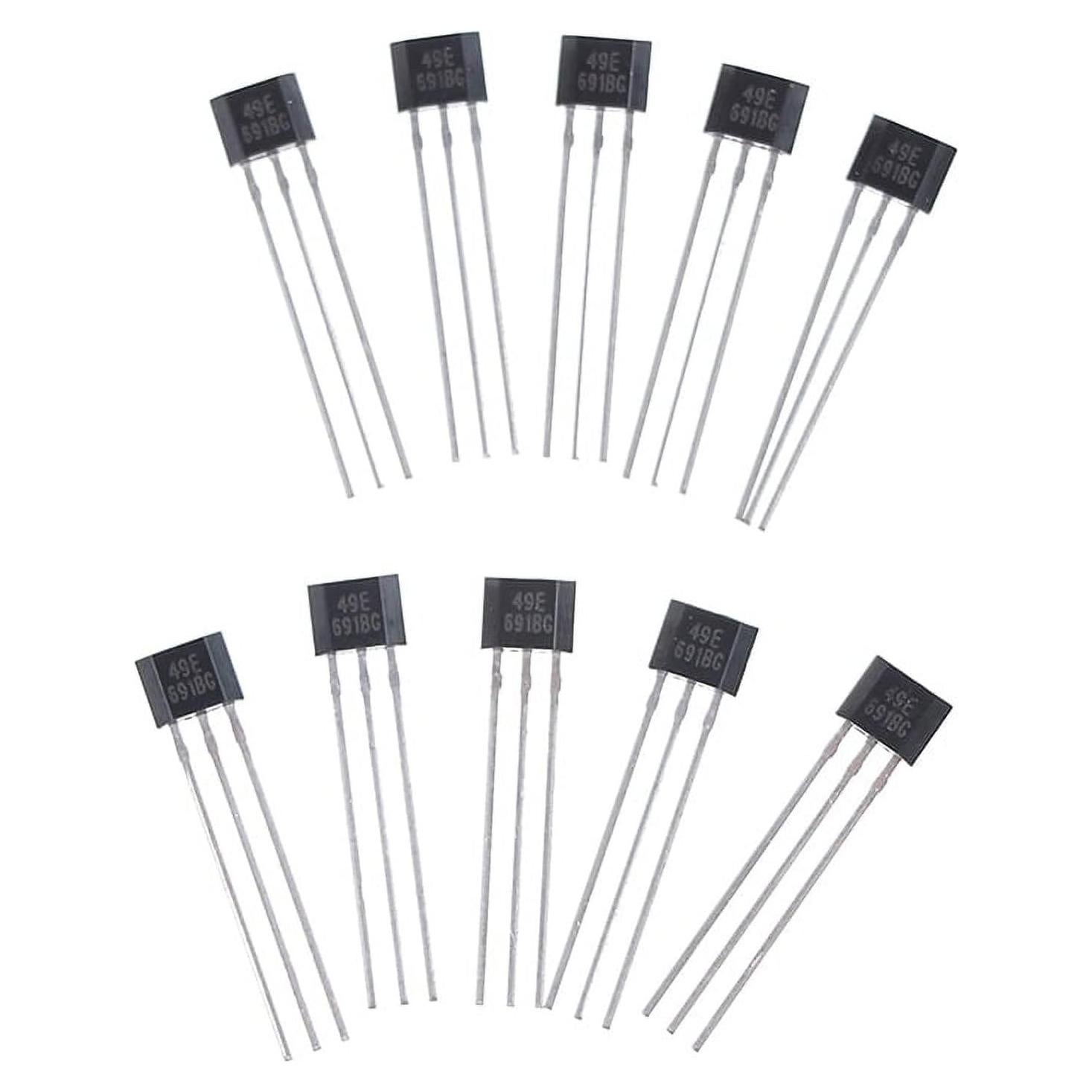 10 Sensores de Efecto Hall 49E Tnyvm para Detección Precisa