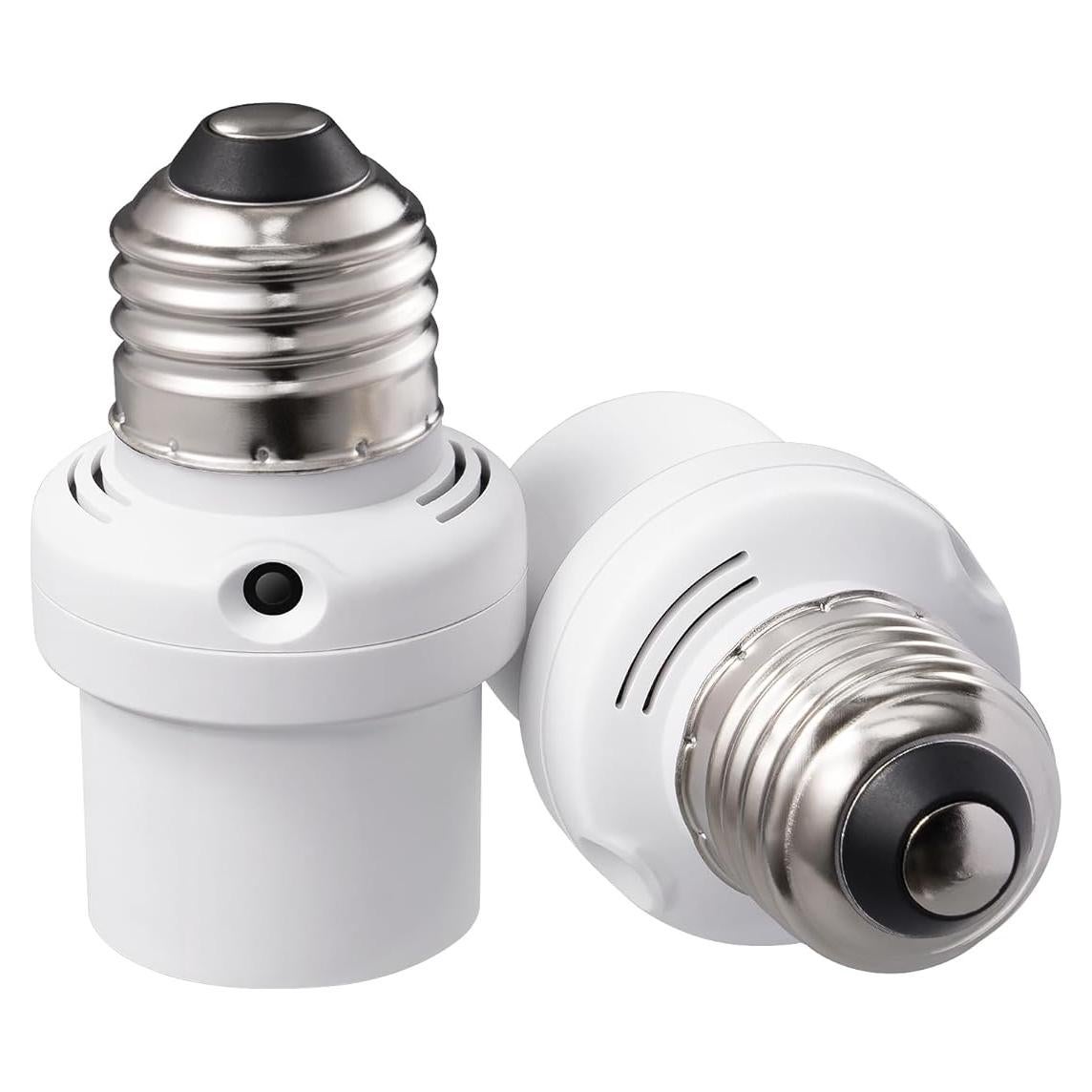 Adaptador de Enchufe con Sensor de Luz DEWENWILS E26/E27 Doble