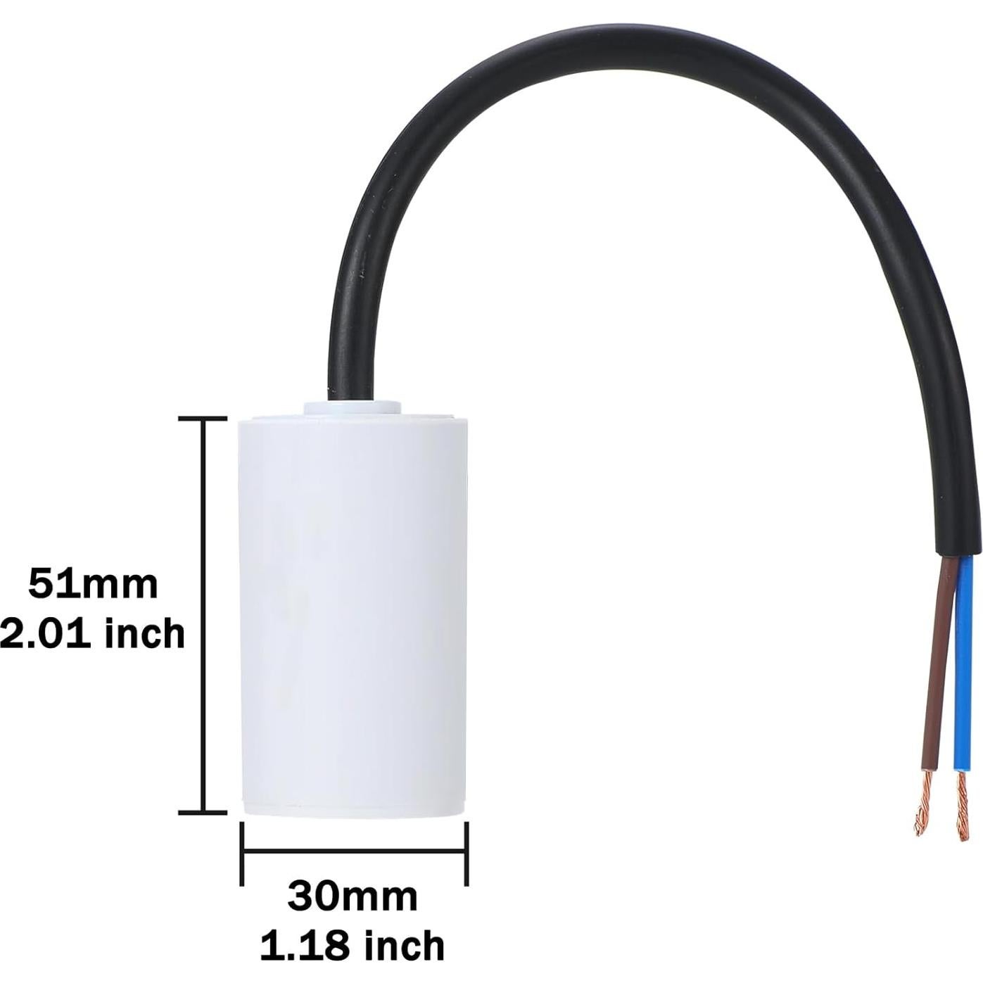 Capacitor de Funcionamiento VEXUNGA CBB60 2uF 450V AC