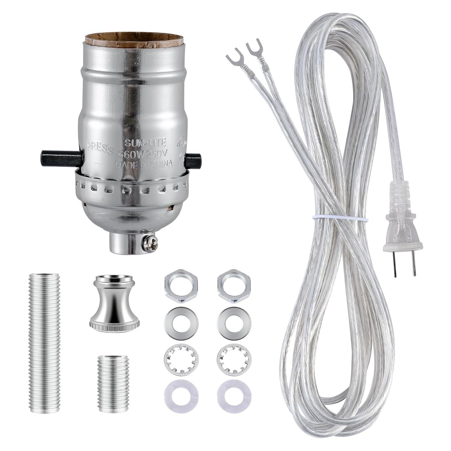 Kit de Reemplazo para Lámpara Emnooti - Portalámparas y Cable 3.66m