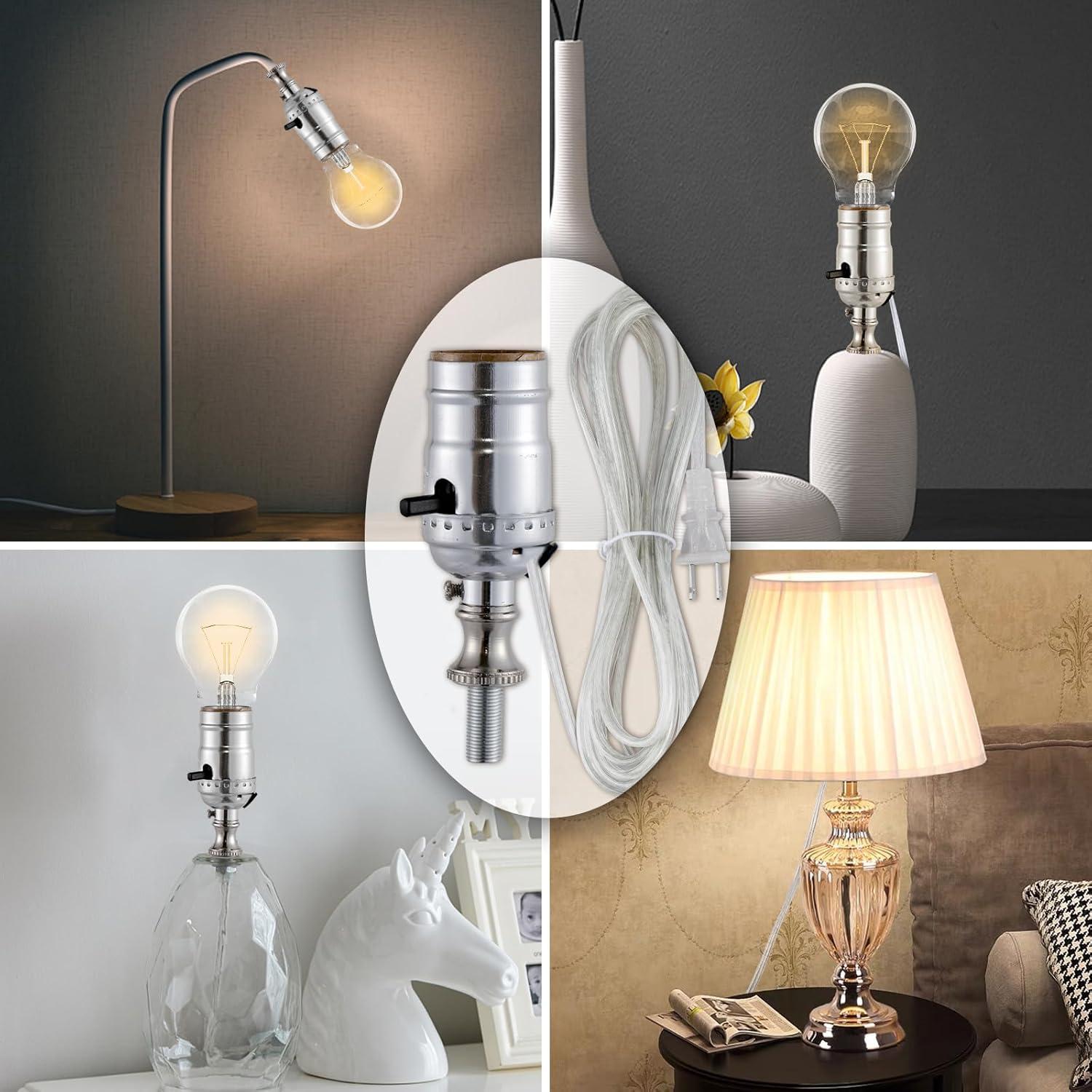 Kit de Reemplazo para Lámpara Emnooti - Portalámparas y Cable 3.66m