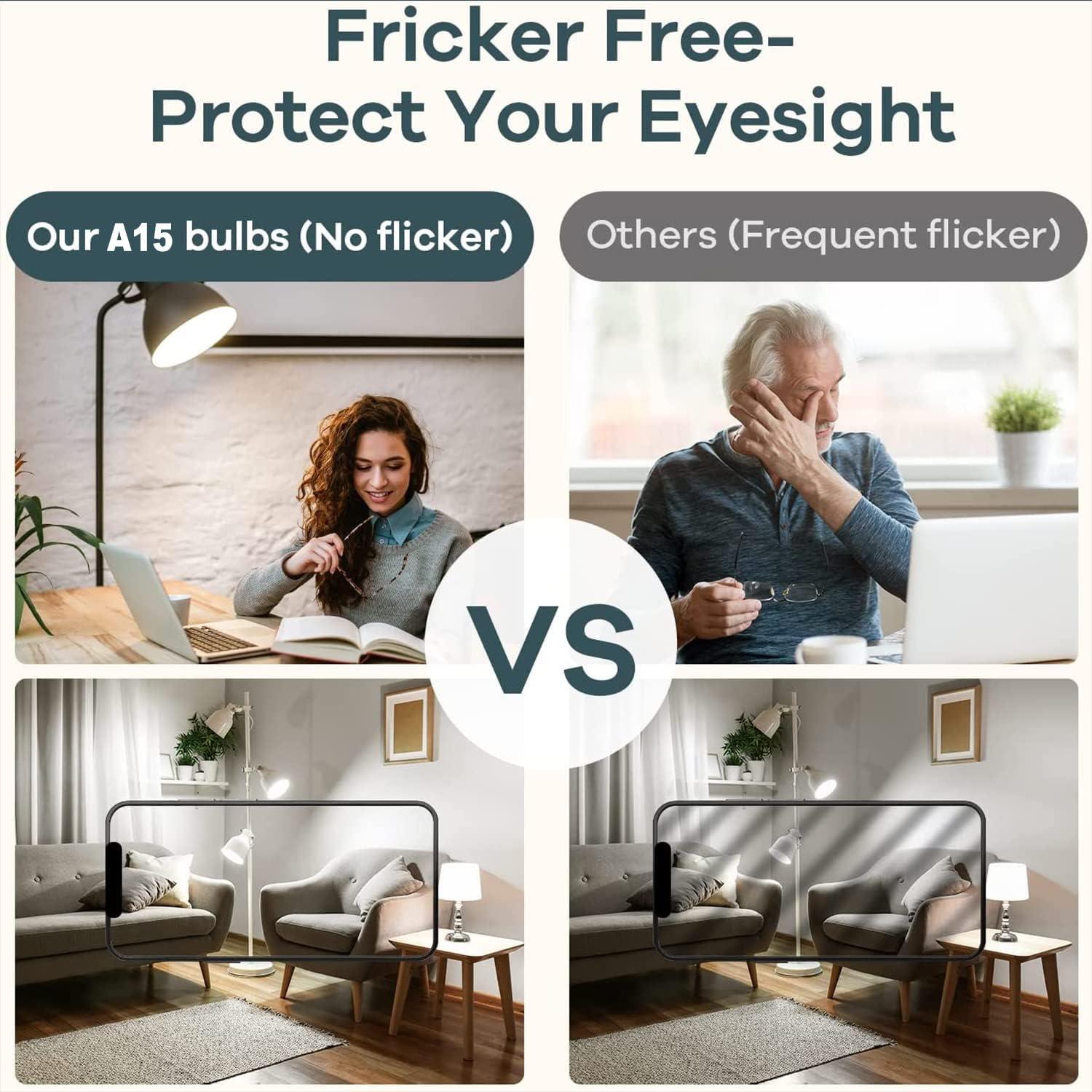 LEOOLS Bombilla LED Regulable E26 8W 4000K 800LM Paquete de 4