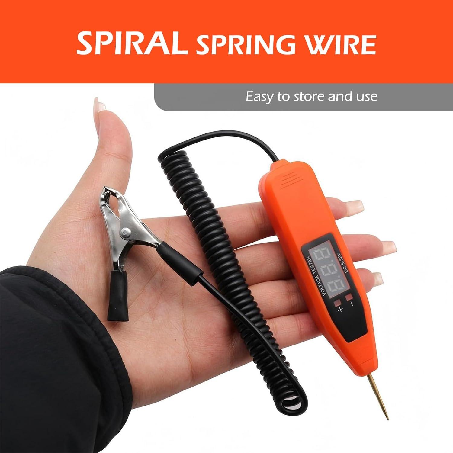 Probador de Voltaje Automotriz Arwrilt ARWJCB5900OR-1PC 5-32V