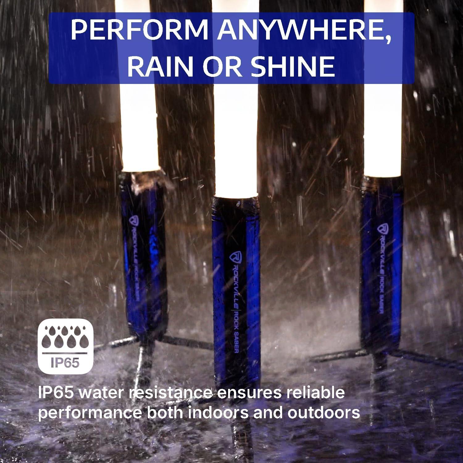 Luz de Tubo LED Rockville ROCK SABER 192 RGBW Inalámbrica