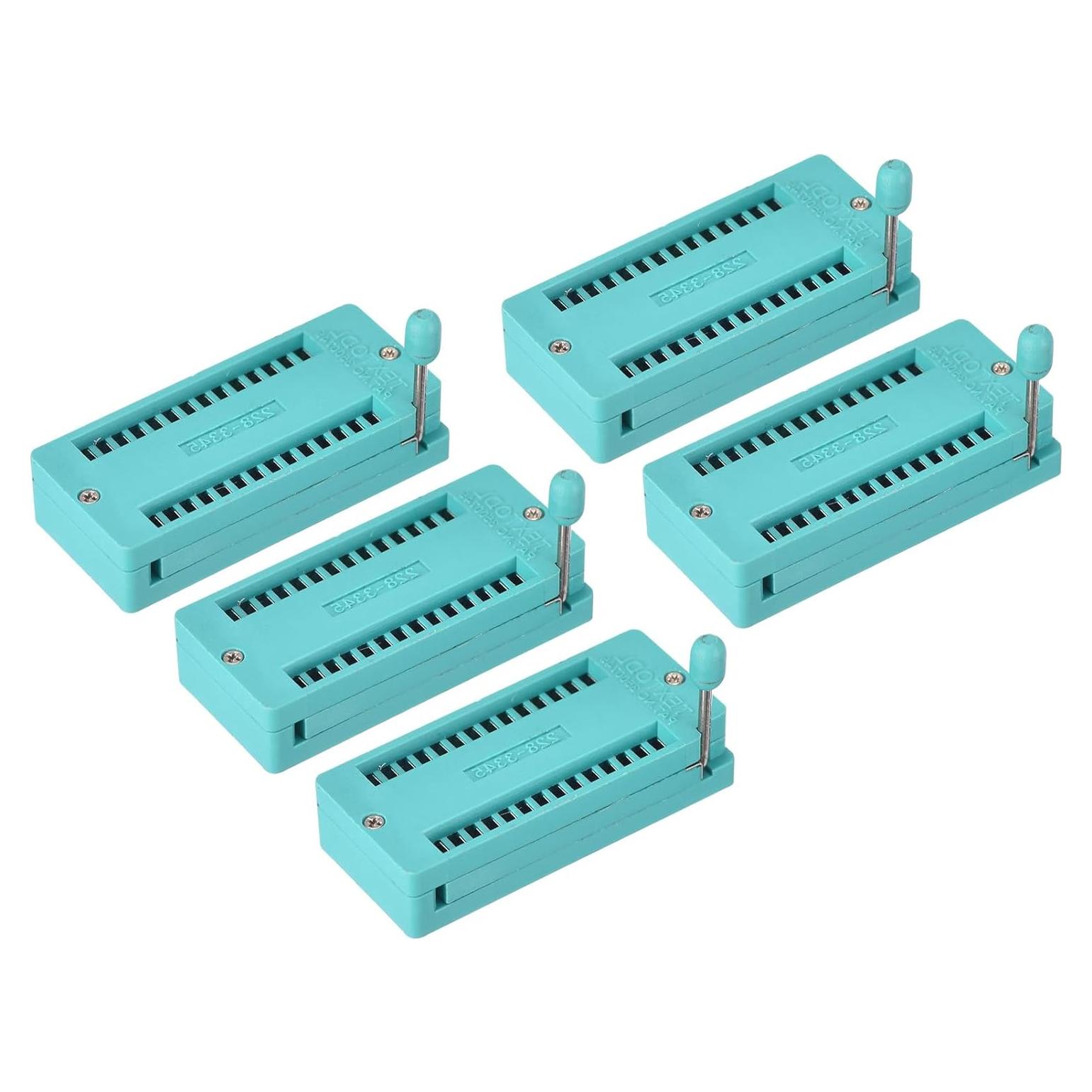 Zócalo de Prueba IC ZIF Universal PATIKIL 28 Pines 3.0mm - Paquete de 5