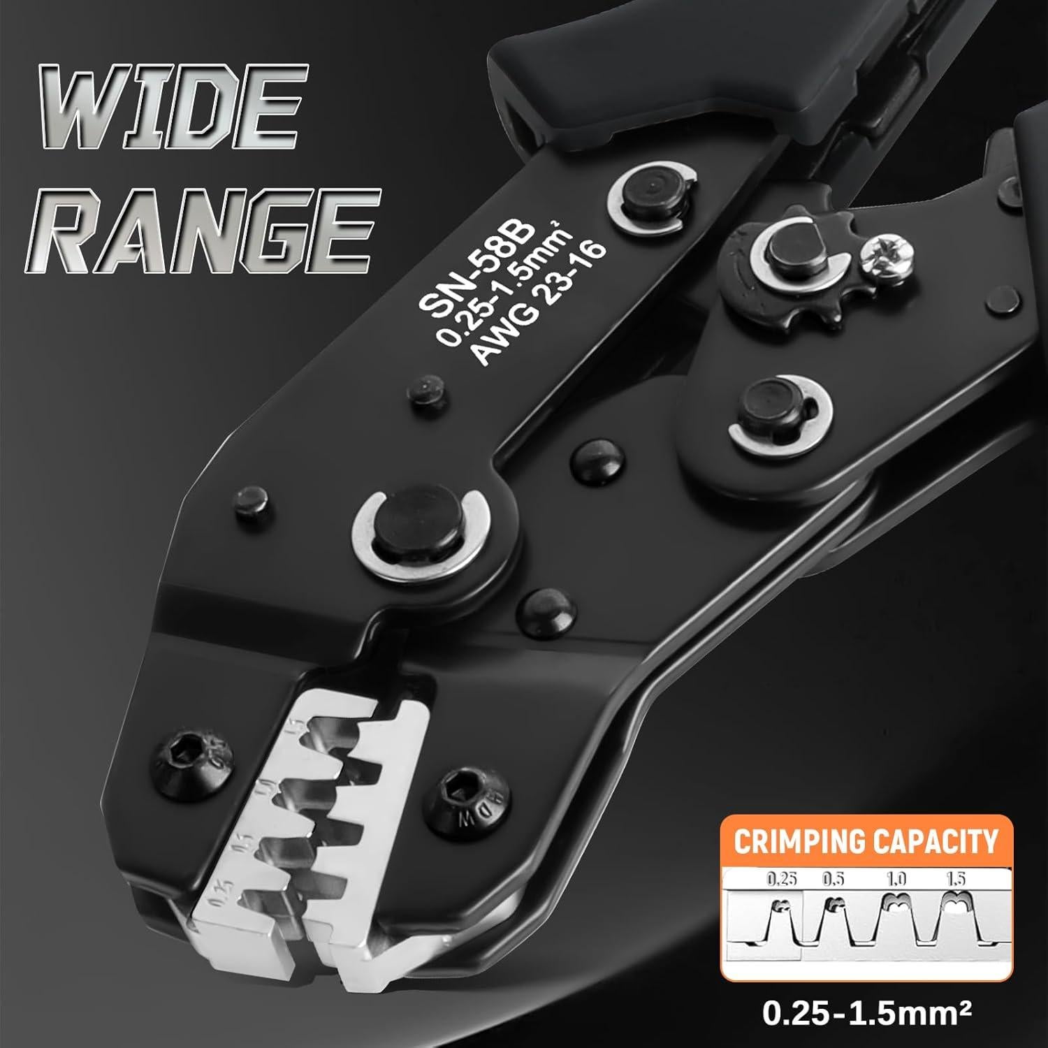 Kit de Crimpado QLOUNI con 1600 Conectores Dupont 2.54mm