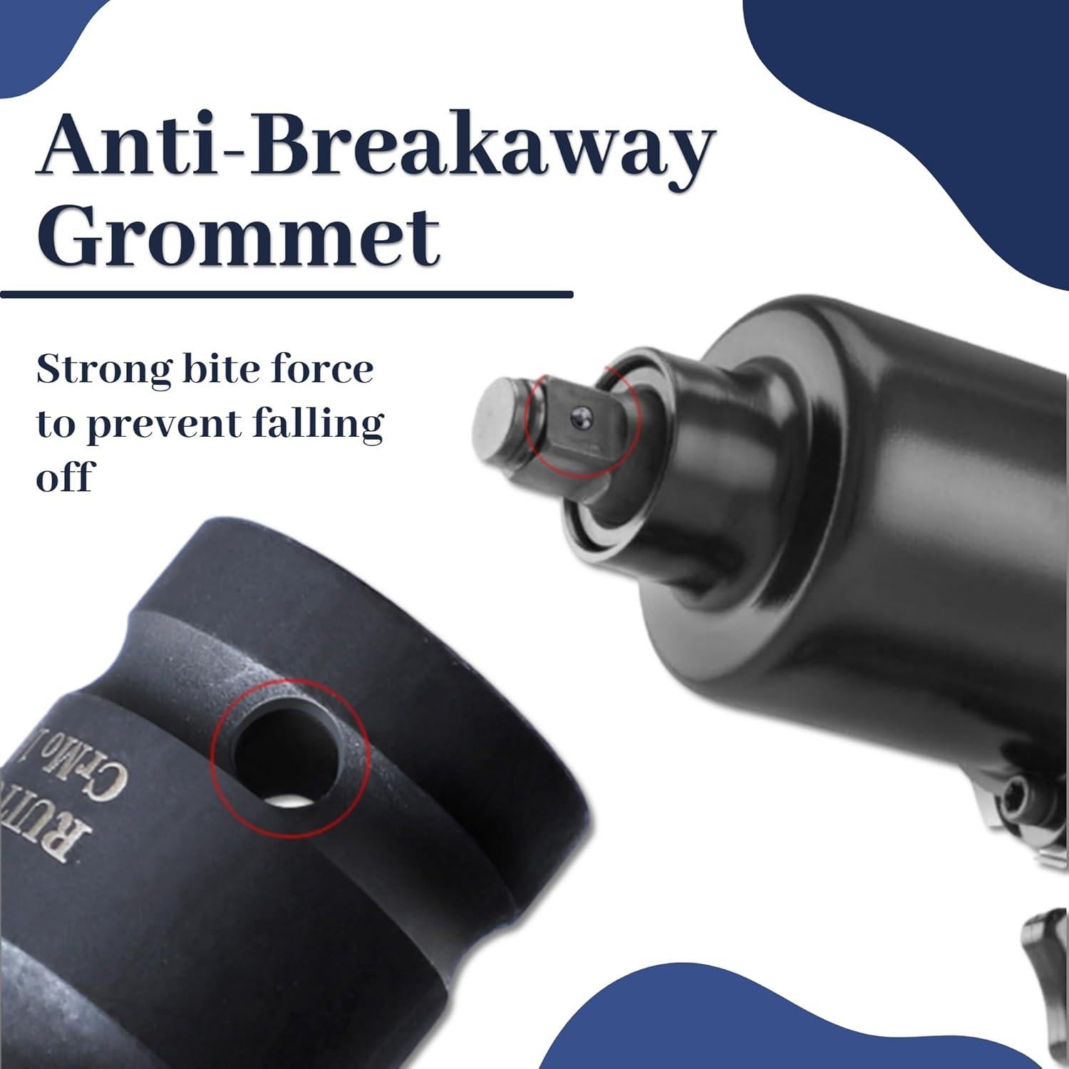 Juego de 9 Enchufes de Tap Cuadrados ZEMBSOYA M6 a M24