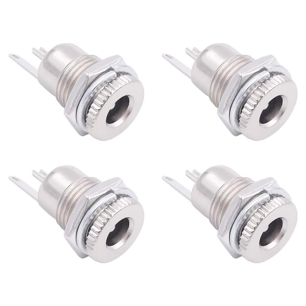 Conector DC hembra 5.5x2.1mm Fancasee, paquete de 4