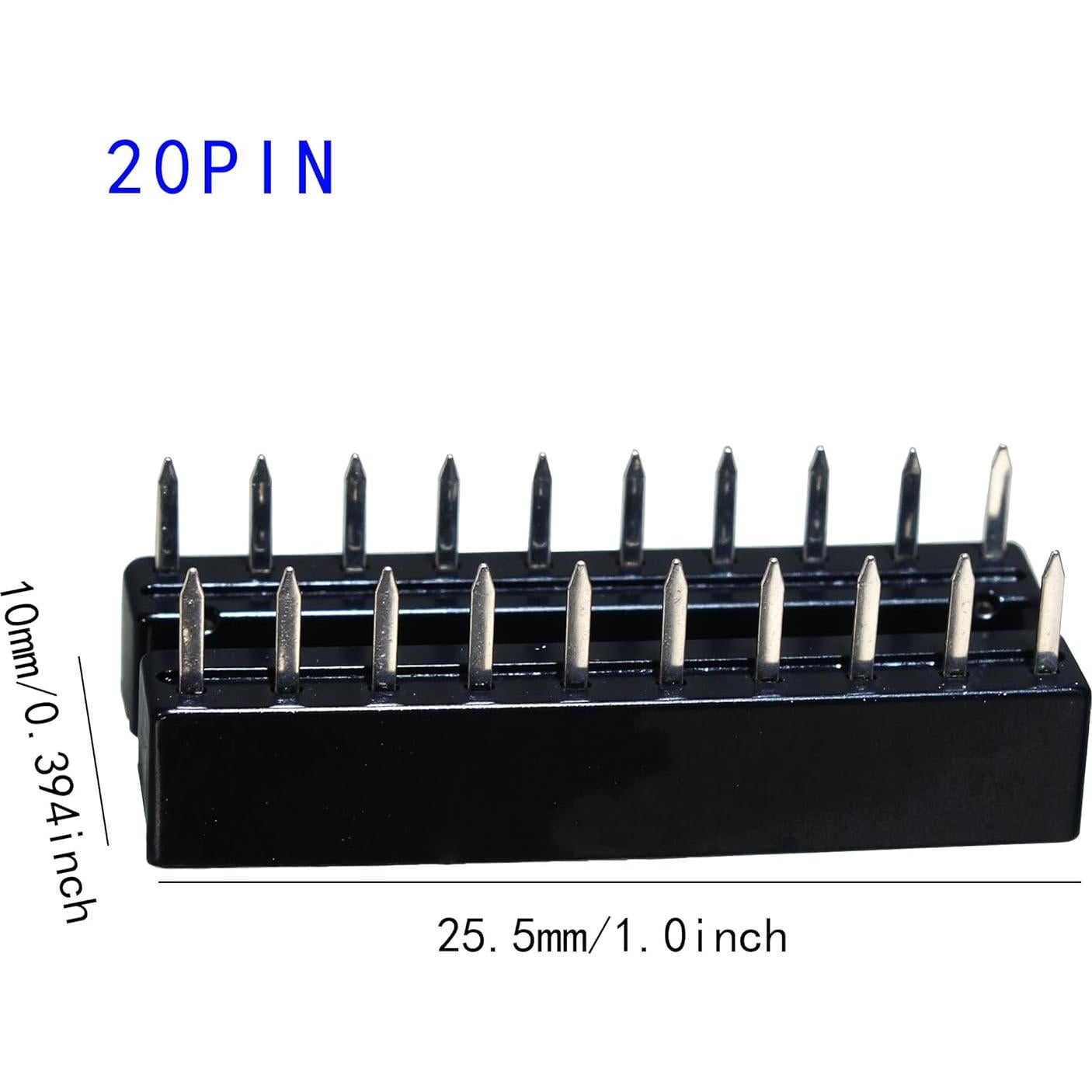 Kit 71 Zócalos DIP IC VIBICCK 2.54mm 6-28 Pines