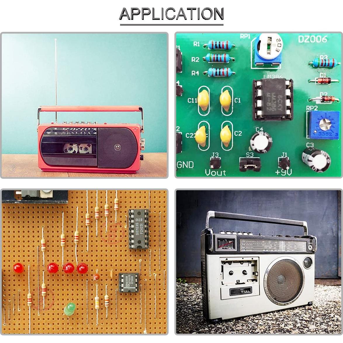 20 Pcs Amplificador de Audio LM386N + Zócalo DIP-8 DKARDU