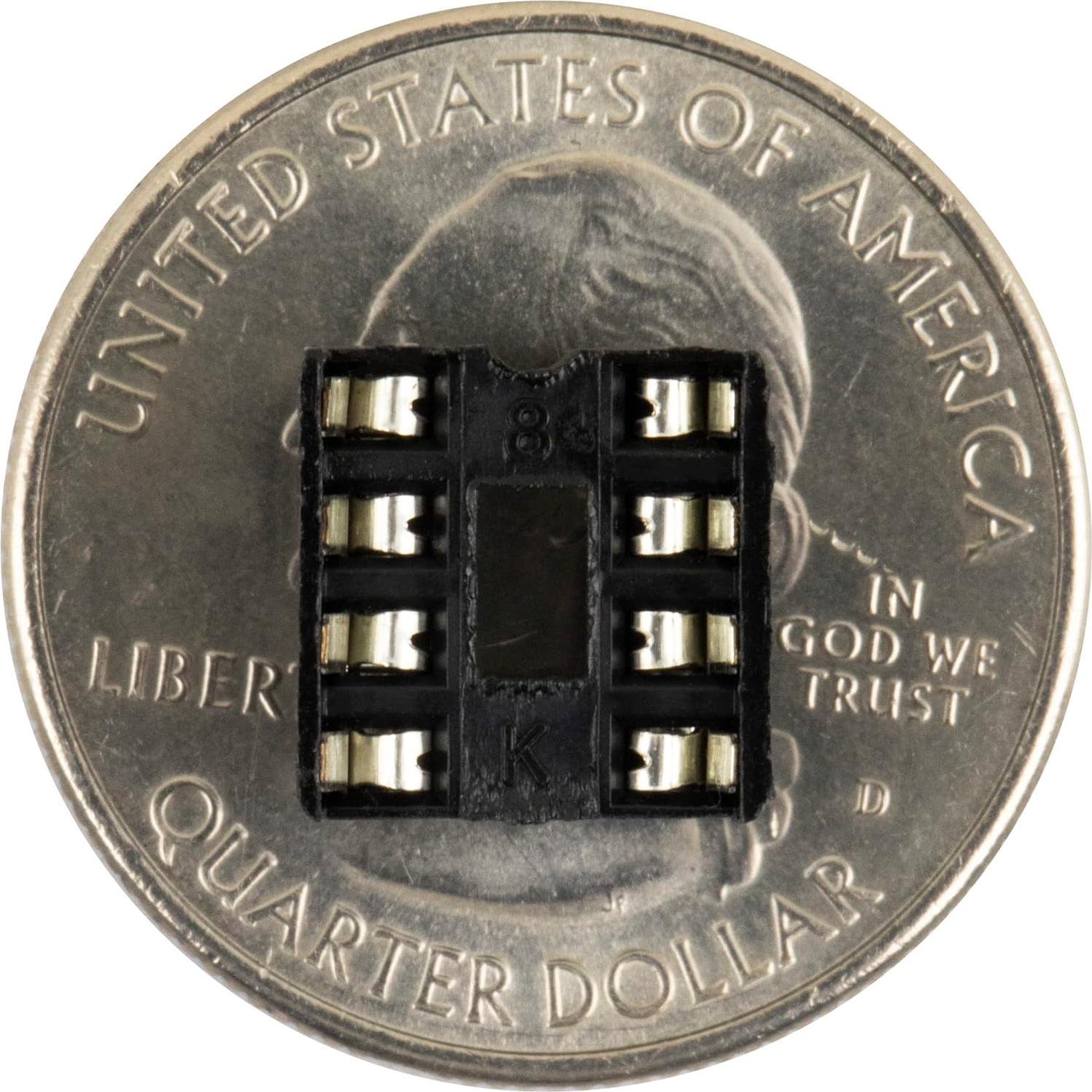 Adaptador Zócalo IC DIP 8 Pines Soldadura Naughtystarts - 10 Piezas