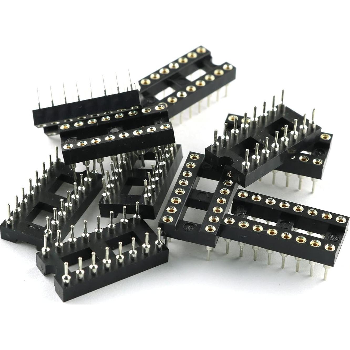 Zócalo DIP IC TAODAN 10PCS 16 Pines 2.54mm Soldadura