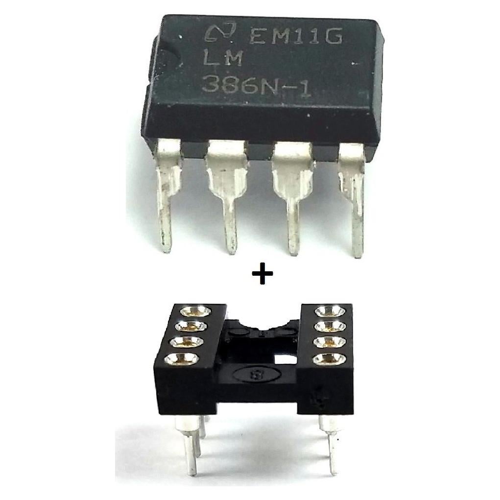 Amplificador de Potencia LM386N-1 TI para Bajo Voltaje