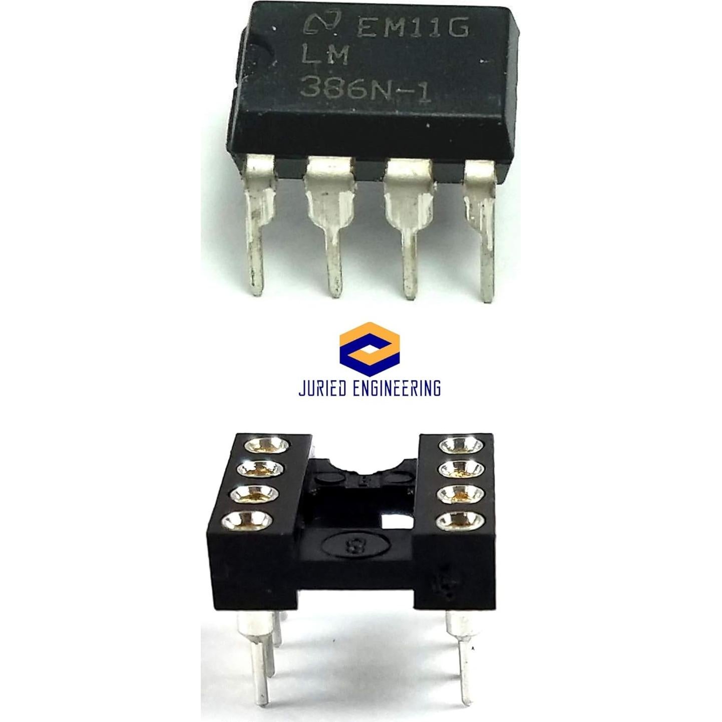 Amplificador de Potencia LM386N-1 TI para Bajo Voltaje