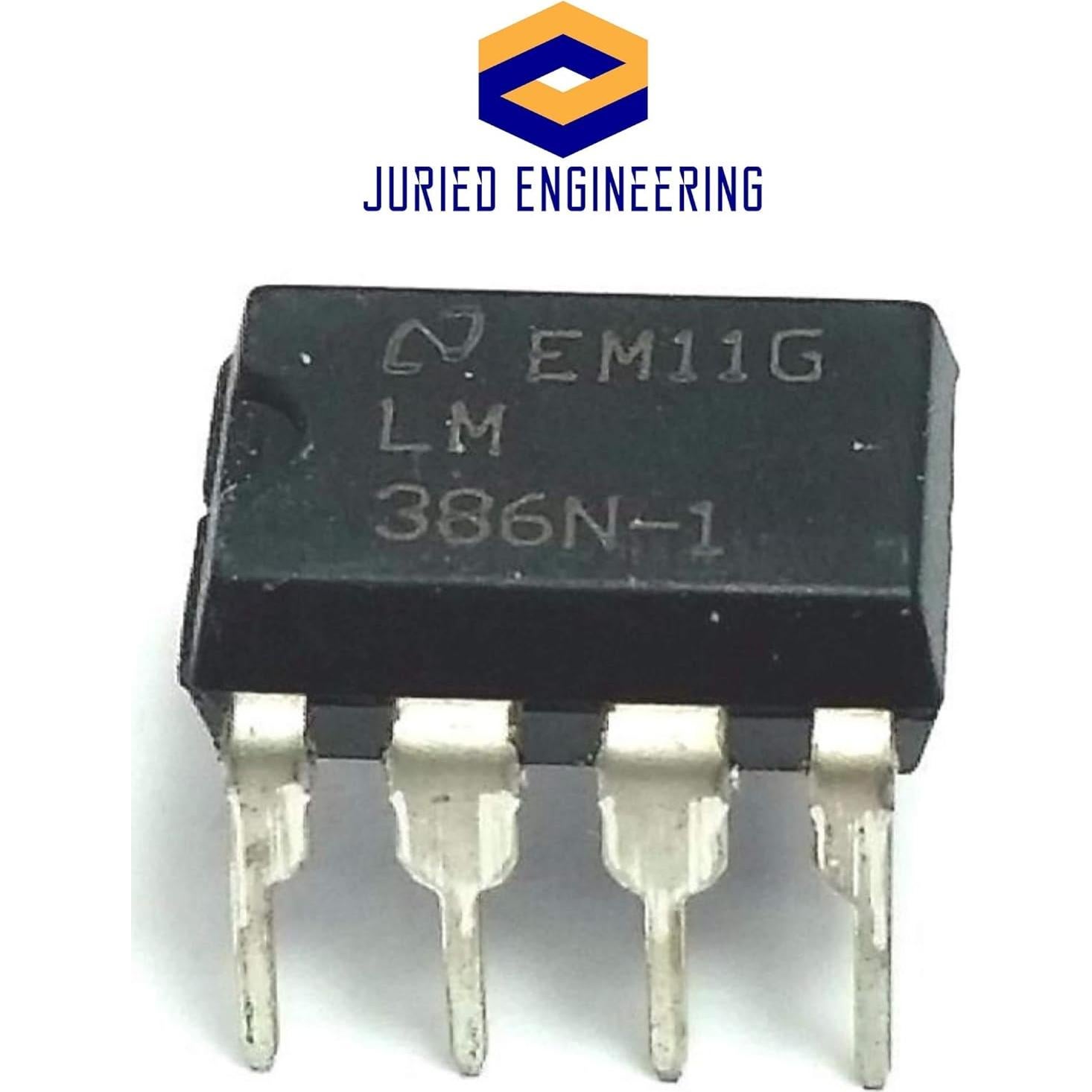 Amplificador de Potencia LM386N-1 TI para Bajo Voltaje