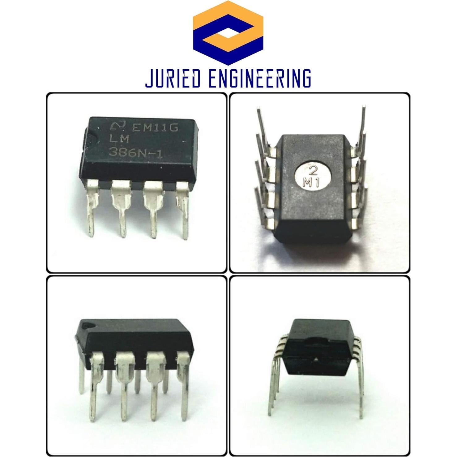 Amplificador de Potencia LM386N-1 TI para Bajo Voltaje