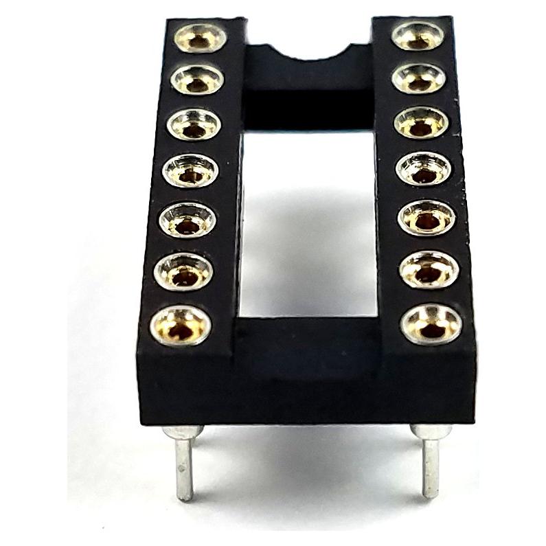 Zócalos DIP 14 Pines Juried Engineering Espaciado 2.54mm (10 Unidades)