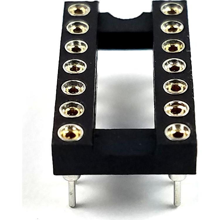 Zócalos DIP 14 Pines Juried Engineering Espaciado 2.54mm (10 Unidades)