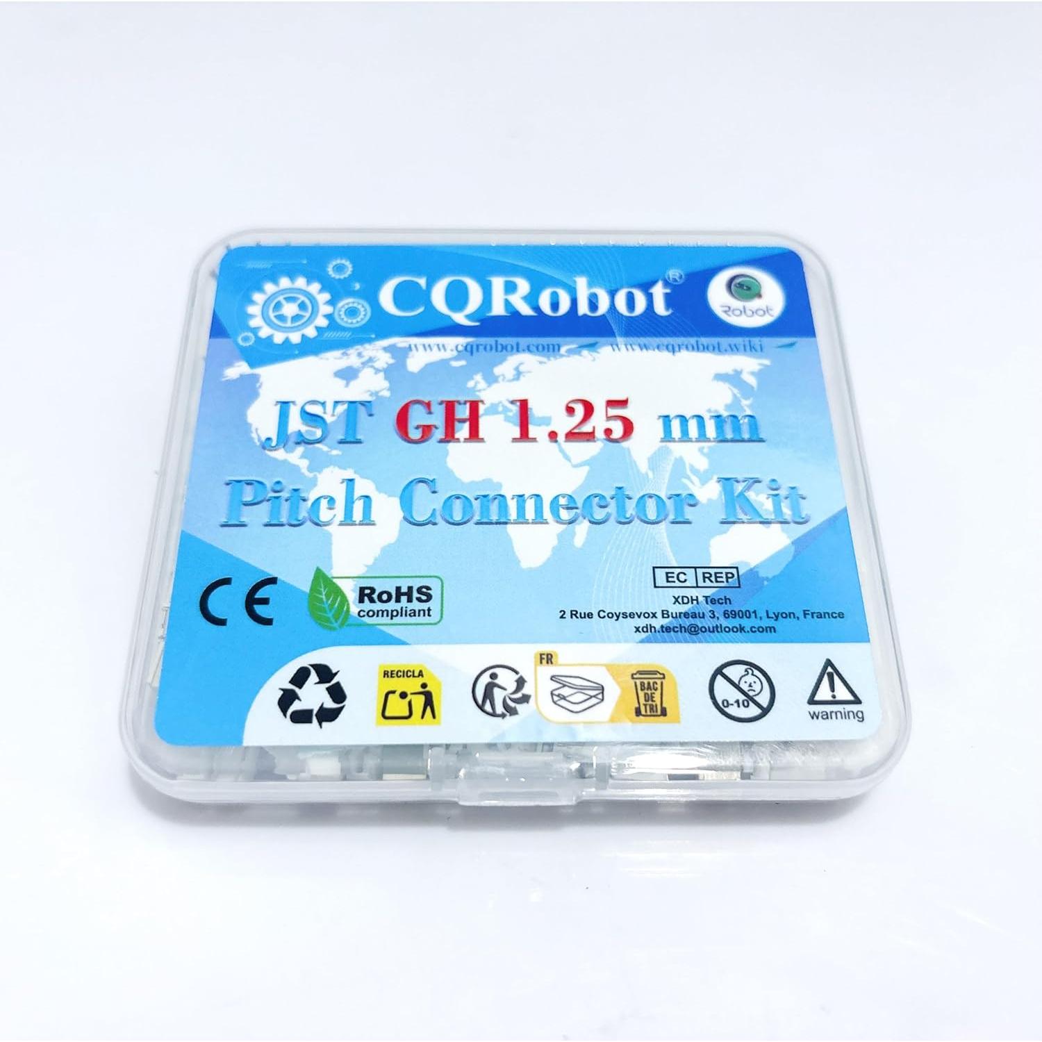 Kit Conectores JST GH 1.25mm 4 Pines CQRobot - 80 Juegos