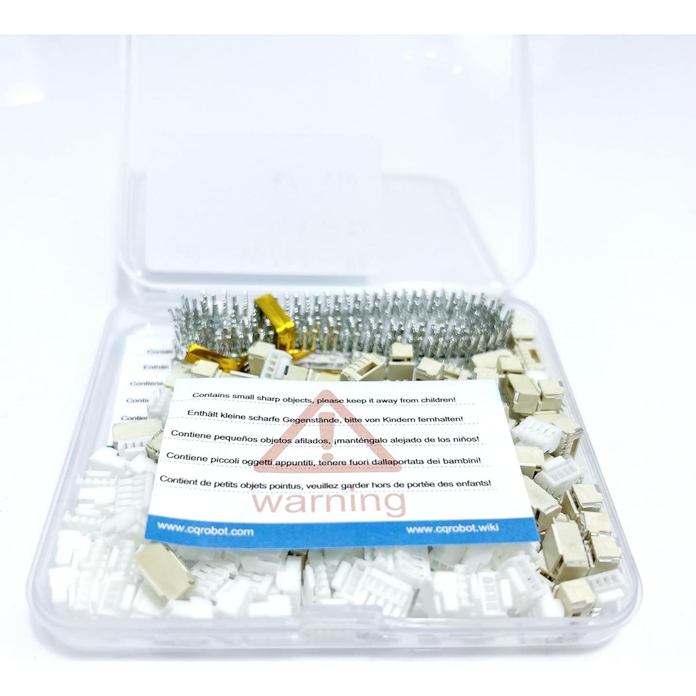 Kit Conectores JST GH 1.25mm 4 Pines CQRobot - 80 Juegos