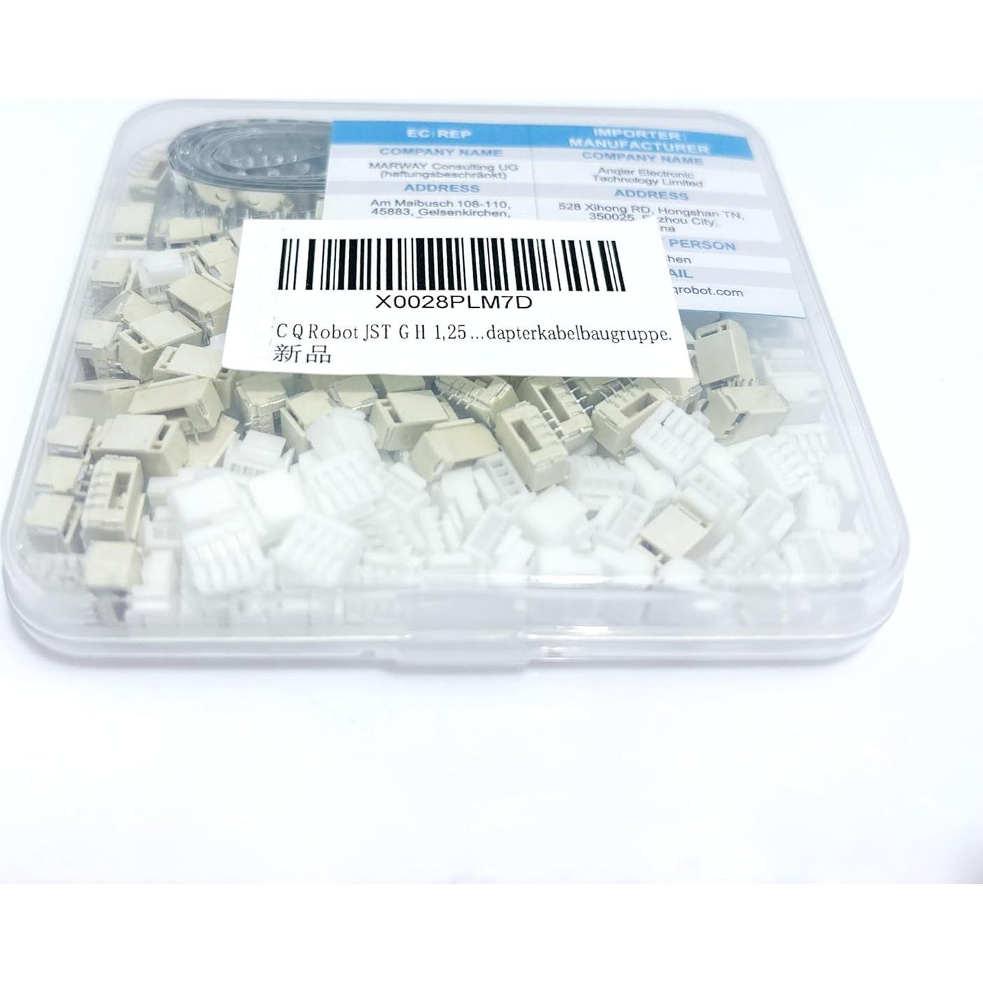 Kit Conectores JST GH 1.25mm 4 Pines CQRobot - 80 Juegos