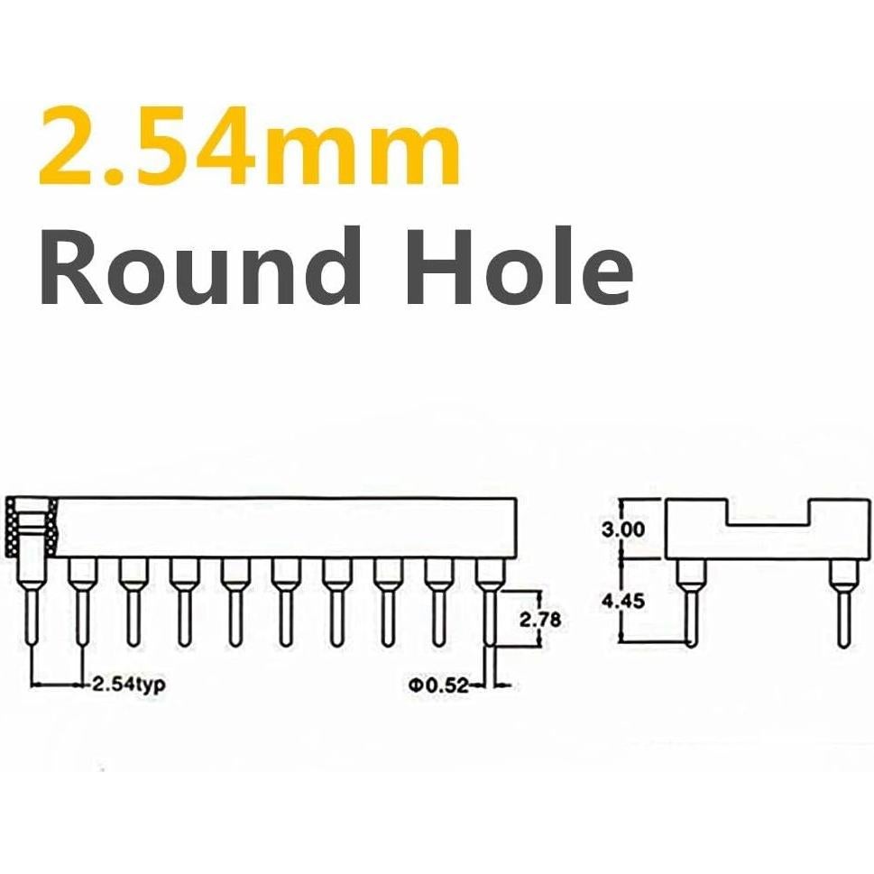 Zócalos IC 20 Pines 2.54mm GANASOME - Kit de 20 Pcs