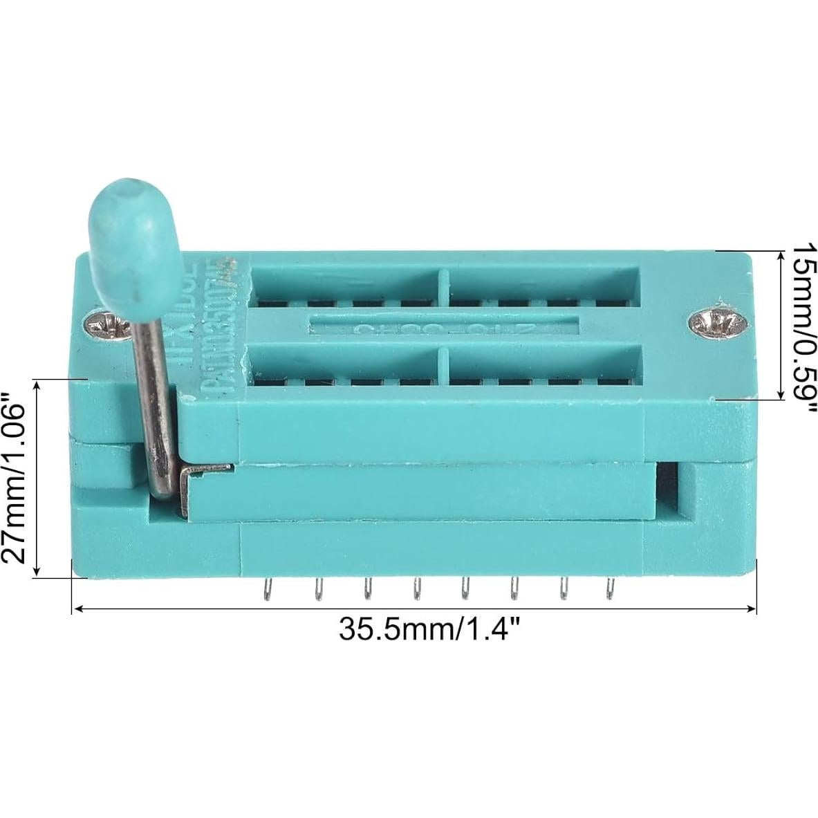 Zócalo de Prueba ZIF IC Universal PATIKIL 16 Pines 3.0mm