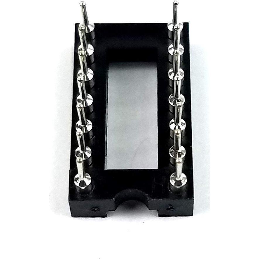 Zócalo IC DIP-14 Redondo Juried Engineering - Paquete de 5