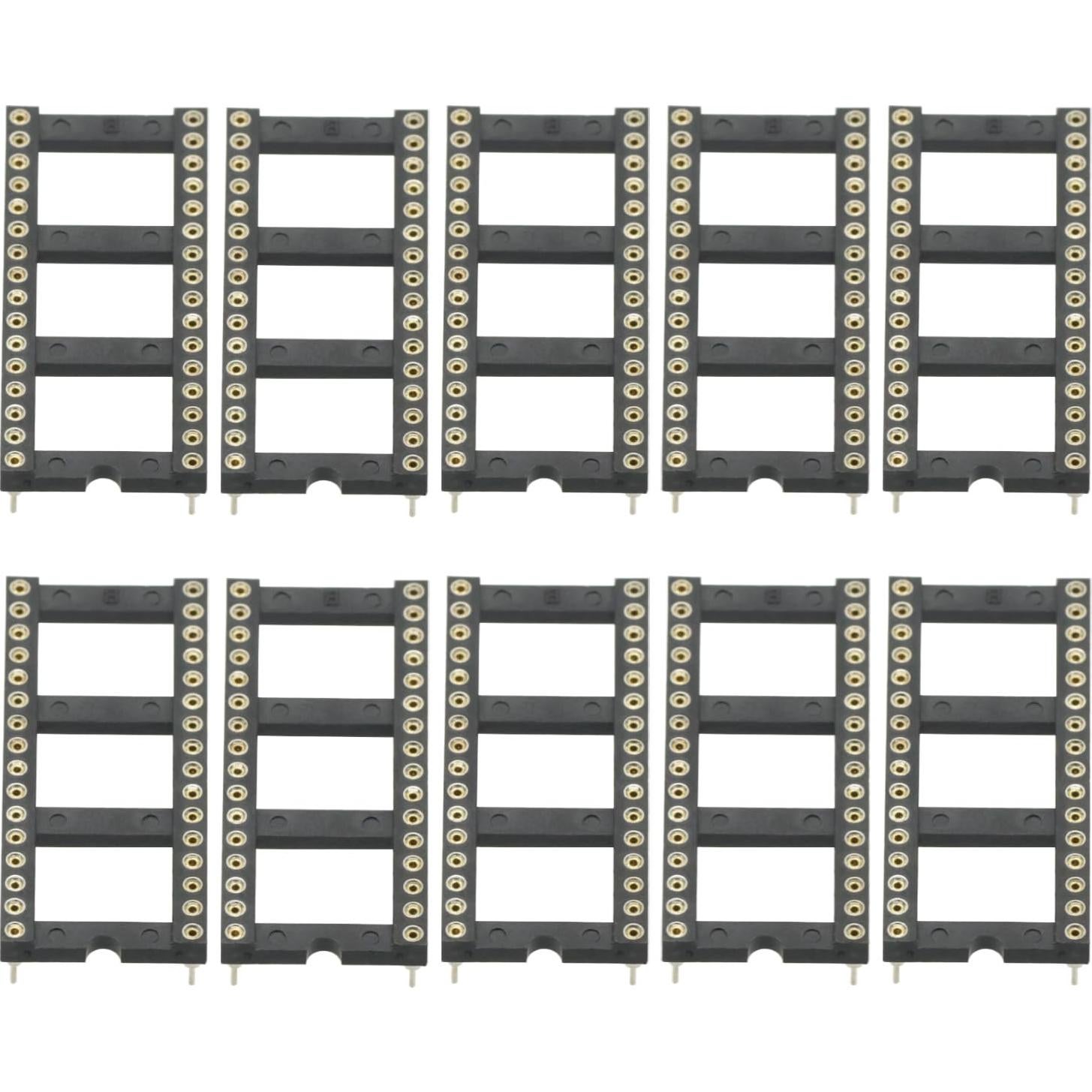 Adaptador Zócalos IC Redondos DIP32 10PCS 2.54mm Soldadura