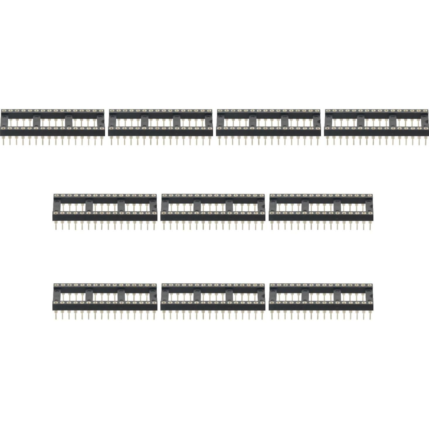 Adaptador Zócalos IC Redondos DIP32 10PCS 2.54mm Soldadura