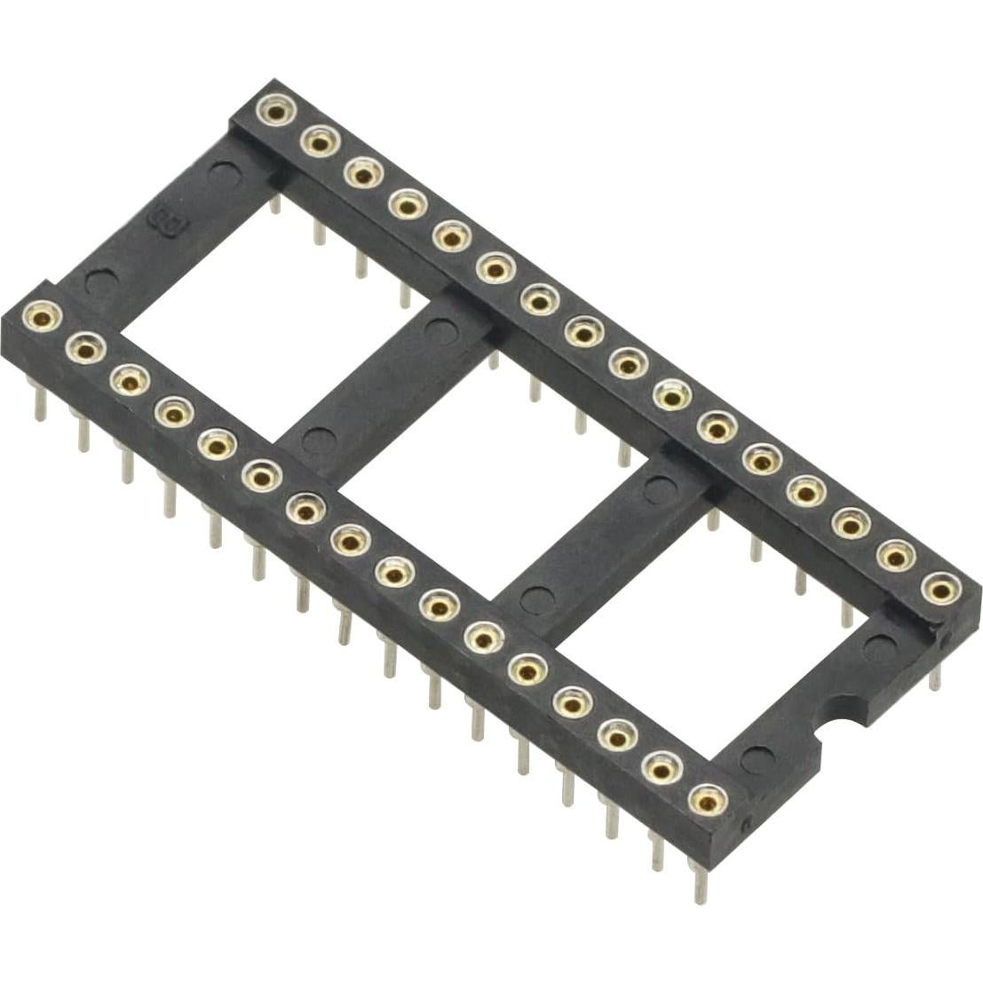 Adaptador Zócalos IC Redondos DIP32 10PCS 2.54mm Soldadura