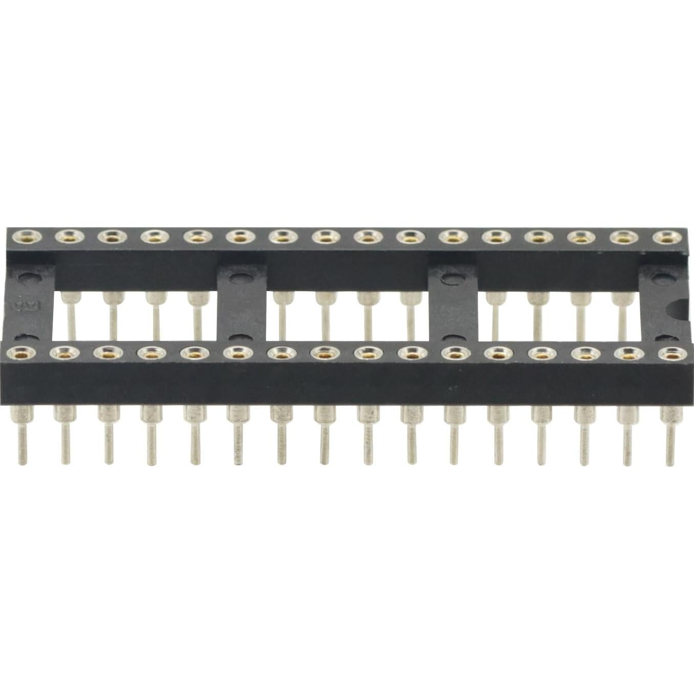 Adaptador Zócalos IC Redondos DIP32 10PCS 2.54mm Soldadura