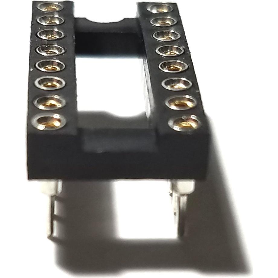 Zócalos DIP IC 16 Pines Juried Engineering 2.54mm (Paquete de 5)