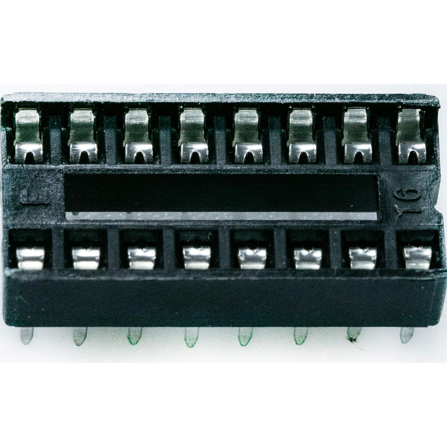 Zócalo IC DIP 16 Pines Soldadura Risingsaplings 10pcs