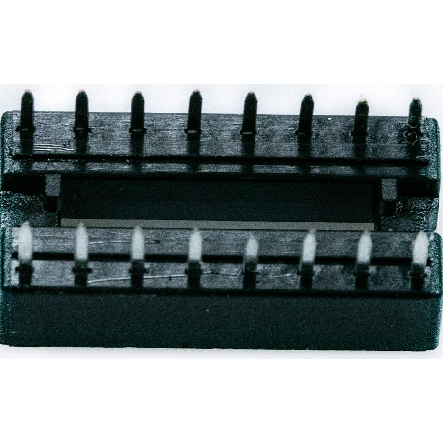 Zócalo IC DIP 16 Pines Soldadura Risingsaplings 10pcs