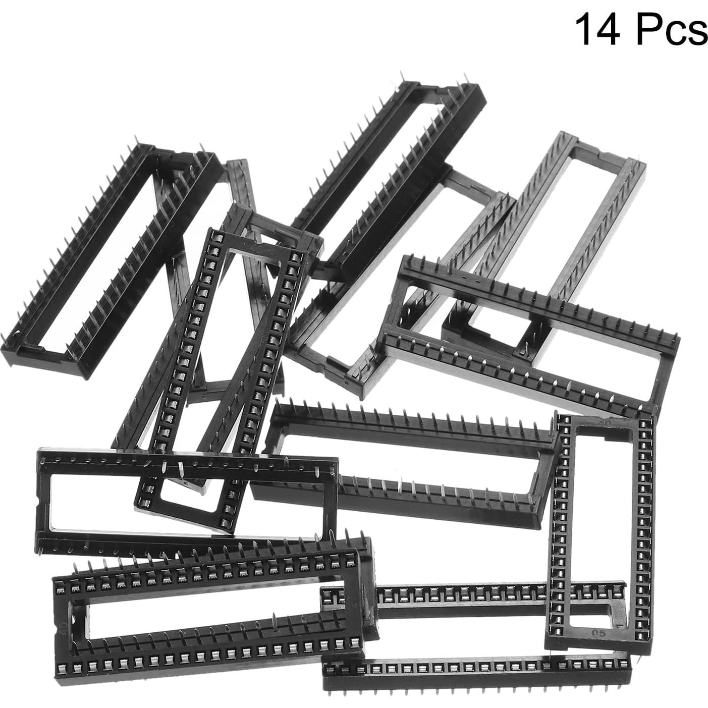 Adaptador Zócalo Chip DIP IC 14 Piezas 2.54mm 40 Pines MECCANIXITY