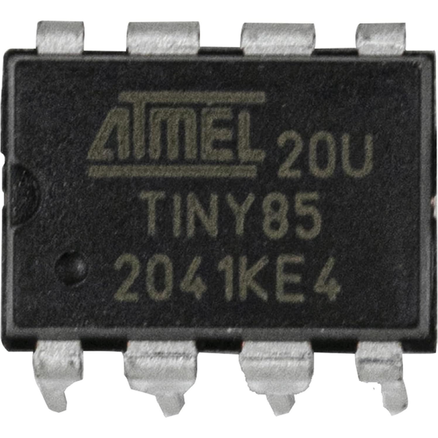 Kit 2 Pcs ATTINY85-20U 8 Bits 20MHz + Zócalo DIP 8 Pines