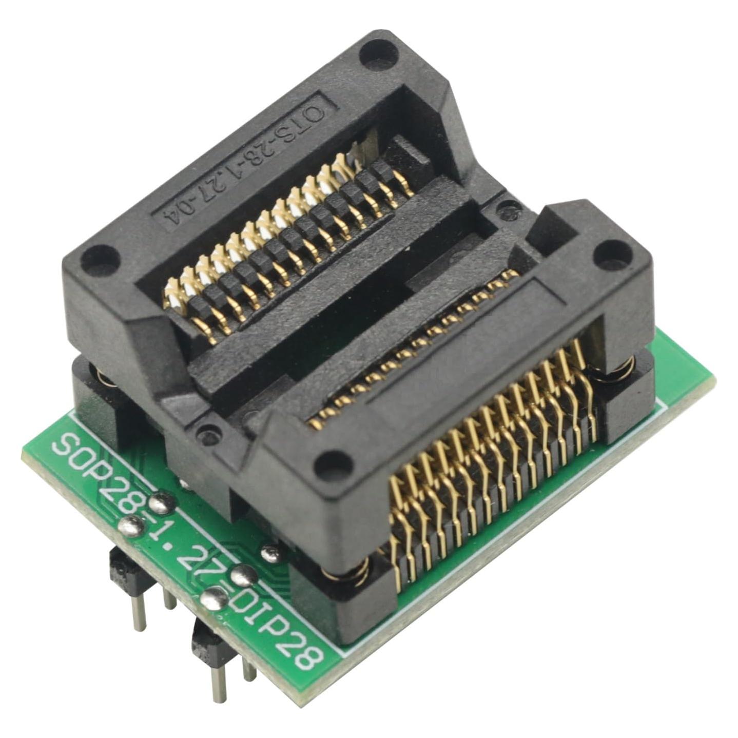 Adaptador Socket SOP28 a DIP28 GODIYMODULES 300mil 28 Pines