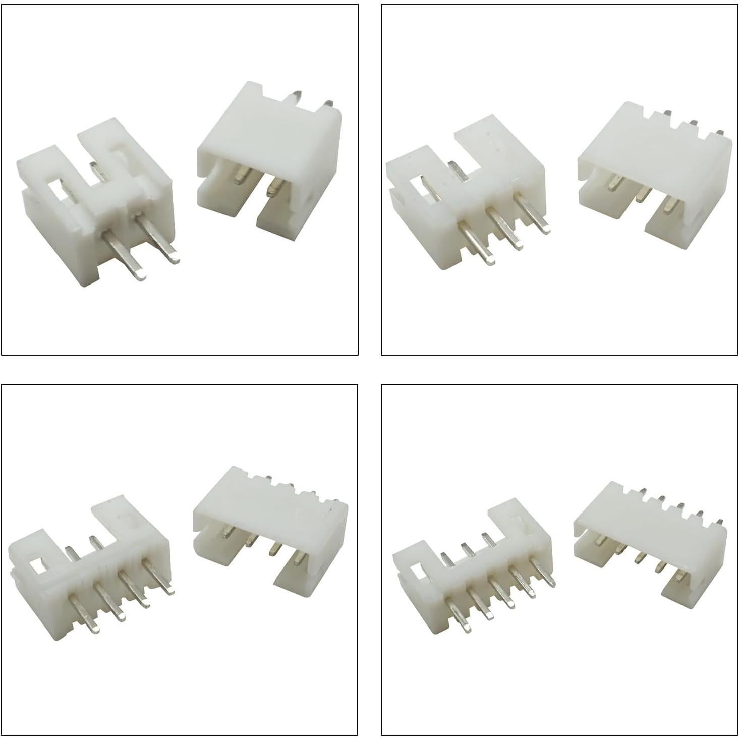 Kit de Conectores DIP JST PH2.0 96Pcs 2-12 Pin Vertical